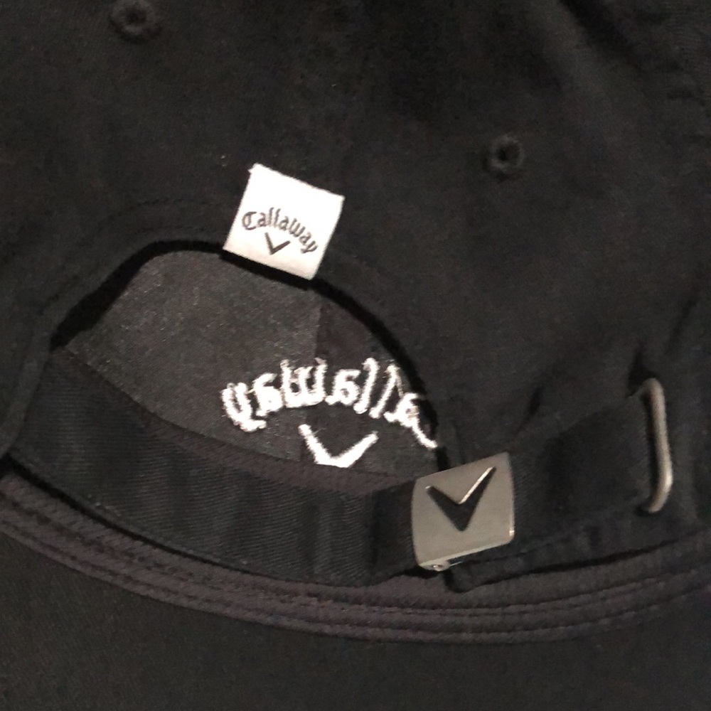 Callaway Men’s Black Adjustable Hat Cap - Picture 3 of 4